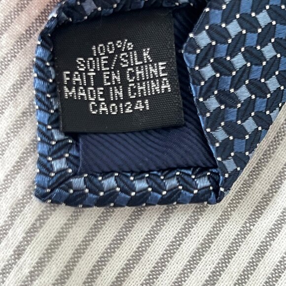 Simons Neck Tie Blue 100% Silk - Picture 5 of 5